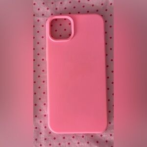 Pink iPhone 14 Plus and 15 plus cover